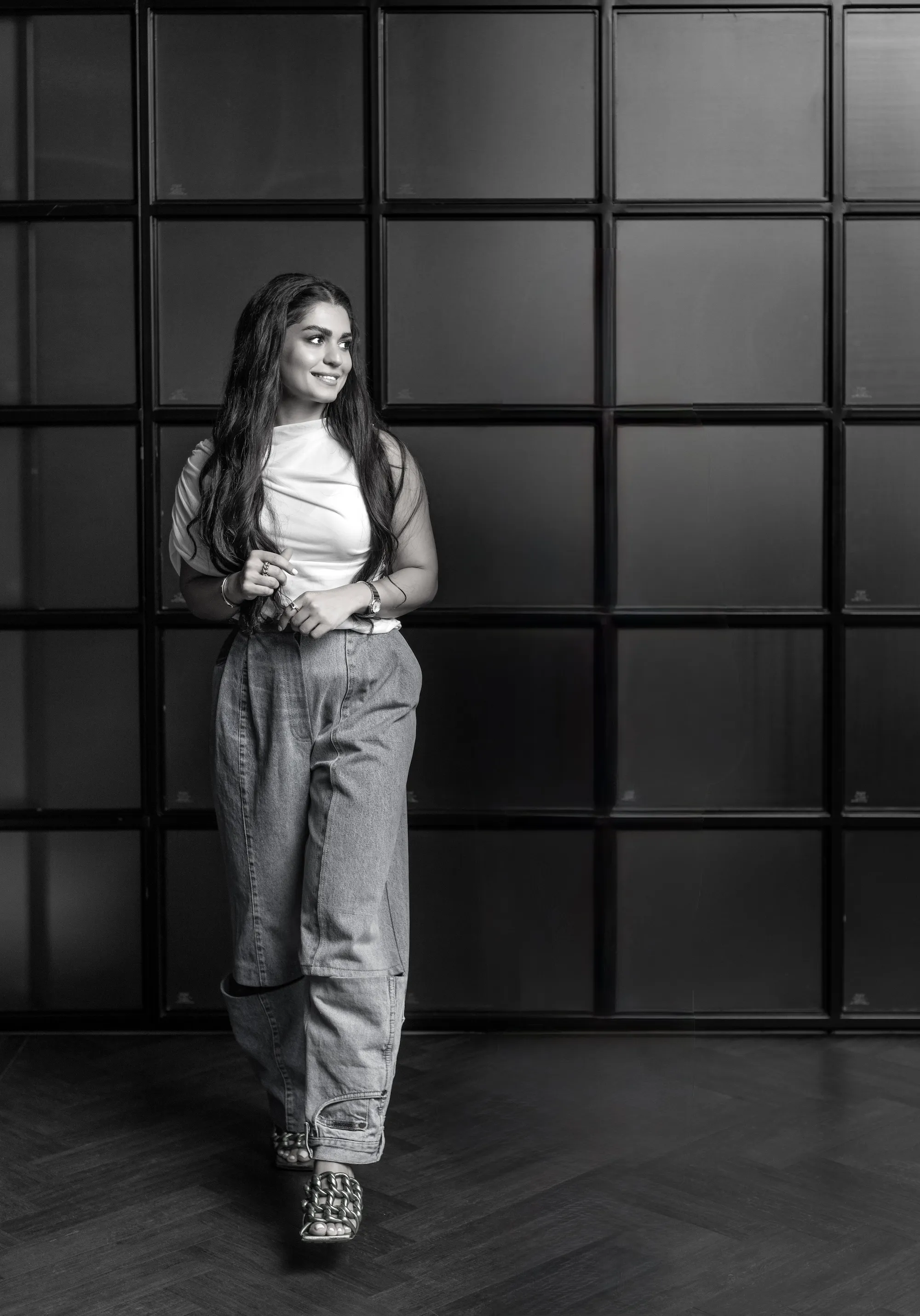 Full-length portrait of Mahsa Saeedi
